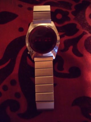 Led - Armbanduhr 70er Jahre Von Timeband Bild