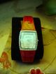 Skagen Damen Armbanduhr,  Superflach,  Superschön,  Rotes Lackleder/armband Armbanduhren Bild 3