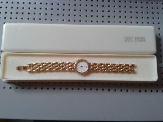 Seiko Quartz Quarz Armbanduhr Für Damen Vergoldet Damenuhr Damenarmbanduhr Bild