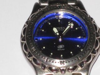 Fossil Damen Blue Water Resistant Watch Am - 3099 Uhr Bild