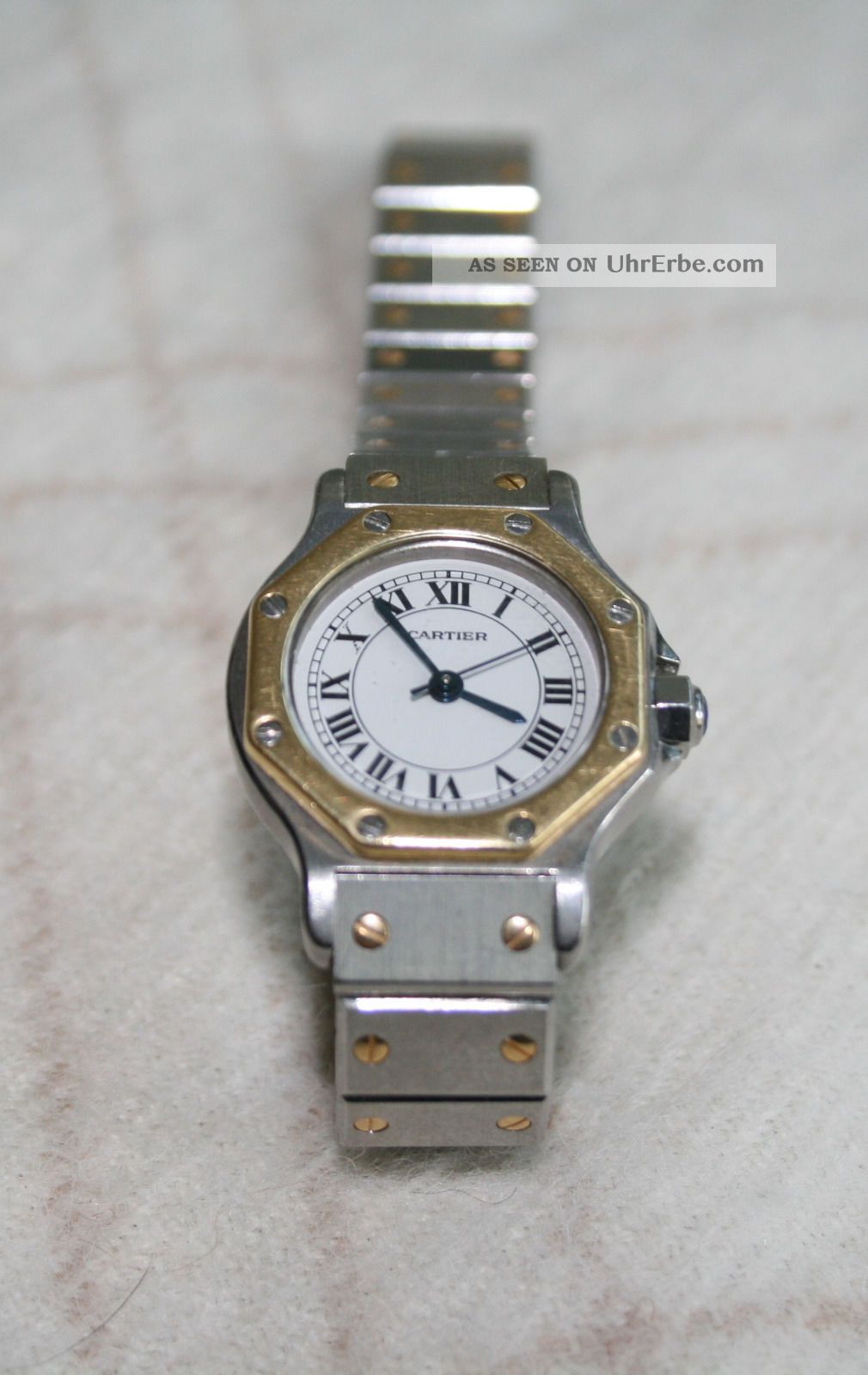 Cartier Santos Armbanduhr Für Damen Armbanduhren Bild