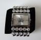 PompÖÖs Damenuhr Quarz Metallband 50 Kristalle Armbanduhren Bild 1