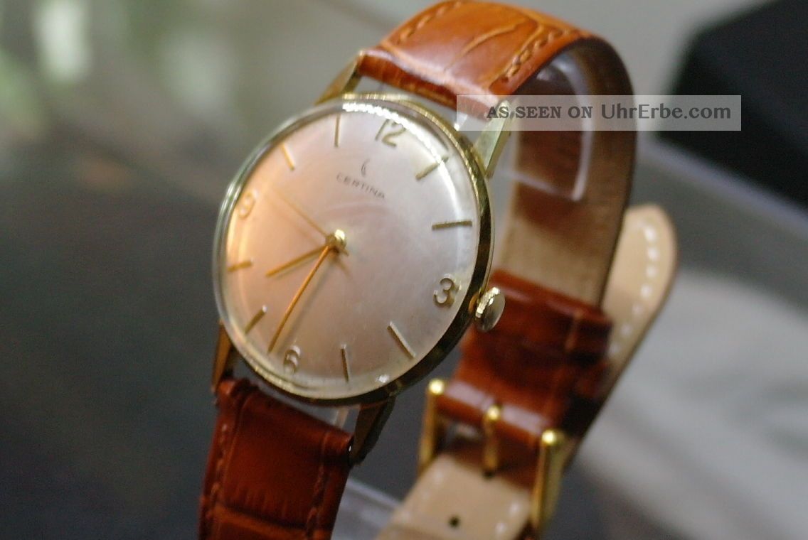 Certina Herrenuhr Handaufzug Armbanduhren Bild