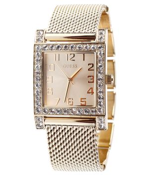 Guess Watch Damen - Armbanduhr Uhr Damenuhr Gold Strass Gold Bild