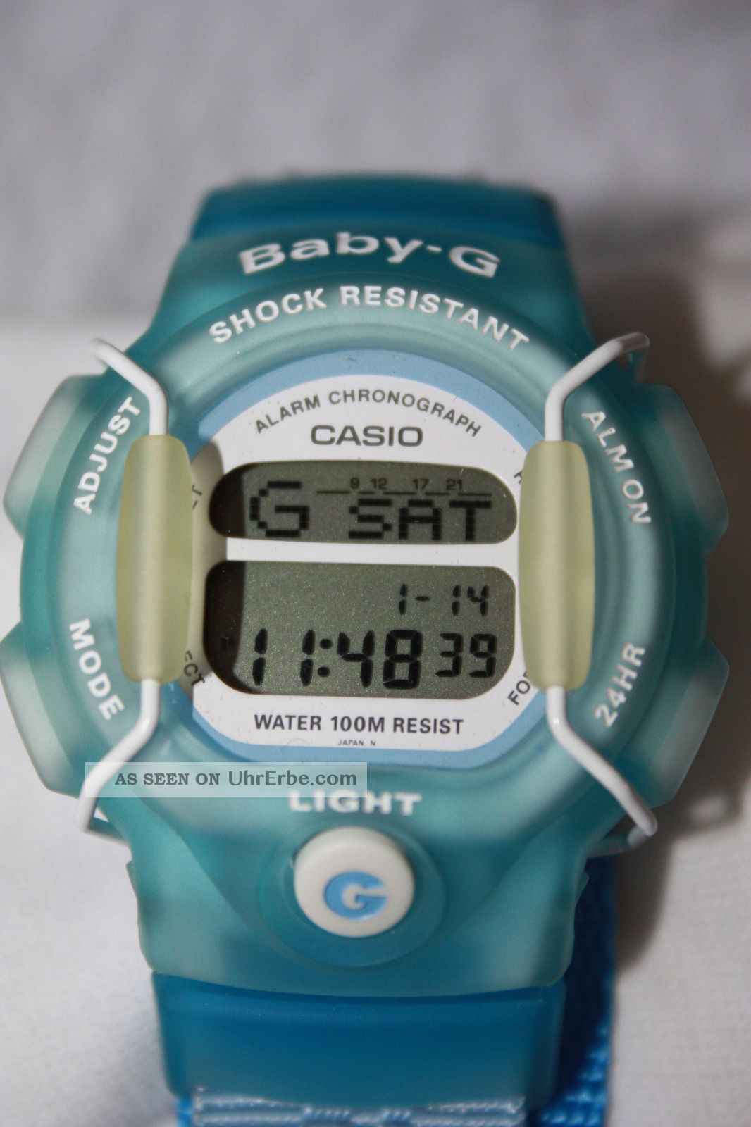 Casio Baby - G Armbanduhr,  Hellblau Armbanduhren Bild