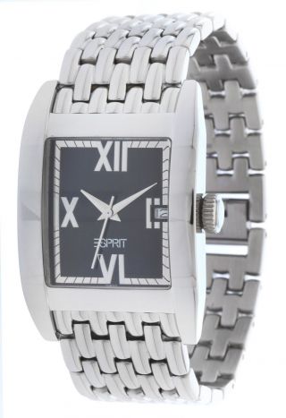 Esprit Damen Armbanduhr Rimini Big Black Silber Es100831001 Bild