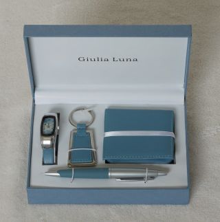 Geschenkset Armbanduhr,  Geldbörse,  Schlüsselanhänger,  Kuli Von Giulia Luna Bild