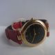 Art Deco♥markenuhr Zentra Uhr♥ Rotes Leder - Armband Armbanduhr Damen Damenuhr Armbanduhren Bild 2