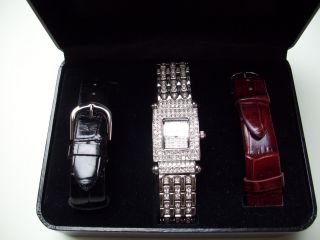Adrienne Appell Real Collectibles Damen Moderne Armbanduhr 3 Armbänder Hse24 Bild