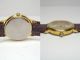 MÜller Goldene Herrenuhr Mit Neuem Kroko Lederband Quarz Armbanduhren Bild 1