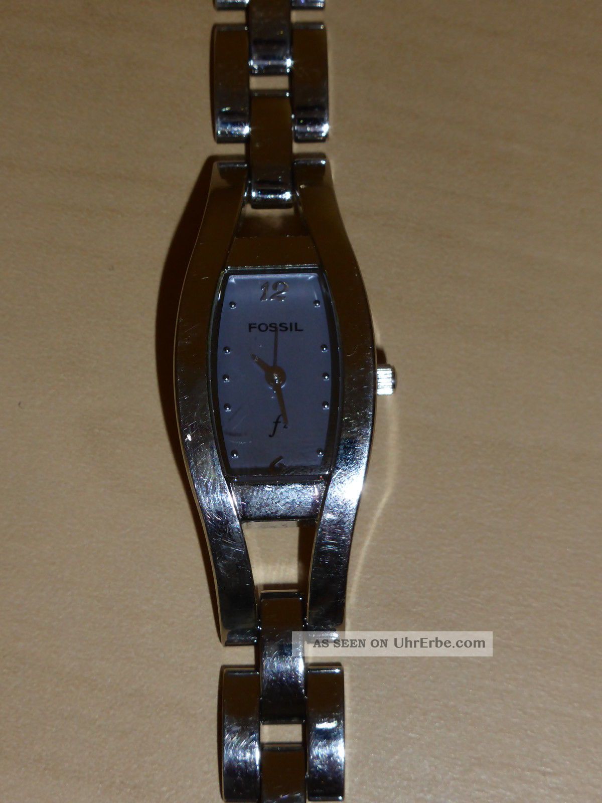 Schicke Fossil F2 Es 9315 Damenuhr Uhr Silber Zu Weihnachten Geschenk Top