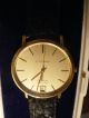 Nobel Uhr Eterna Mit Goldzifferblatt Aus Den 60 Zigern,  Mit Neuer Batterie,  Funk Armbanduhren Bild 1
