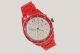 Tommy Hilfiger Damenuhr / Damen Uhr Kunststoff Datum Tag Rot Strass 1781094 Armbanduhren Bild 2
