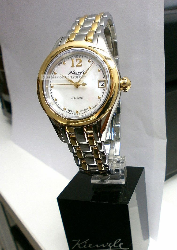 Kienzle Damenuhr Automatik Metall Armband,  Bicolor Saphirglas Armbanduhren Bild