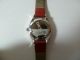 Dkny Damenuhr (ny4397) Rot Perlmutt Lederarmband Edelstahl Rund Kristalle Uhr Armbanduhren Bild 9