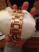 Guess Uhr Heavy Metal Gold Damenuhr Markenuhr Ovp Mit Etikett Edel Armbanduhren Bild 3