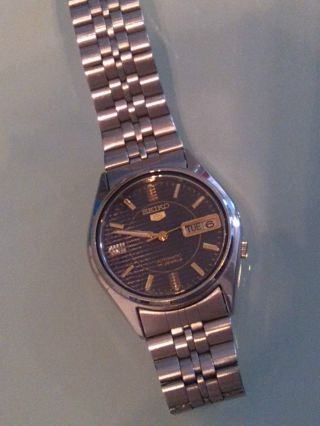 Seiko 5 Automatik Armbanduhr,  17 Juwelen,  - Vintage 7009 - 6001 Bild