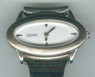 Damenuhr Esprit Oval Edelstahl GehÄuse Teil Zugarmband Damen Uhr Bild