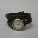 Vintage Wickelarmband Wickel Uhr Armbanduhr Damen Wrap Watch Brown Braun B - Ware Armbanduhren Bild 1