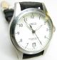 Osco Edelstahl Quartz Armbanduhr Mit Weißem Zifferblatt Und Arabischen Zahlen Armbanduhren Bild 4