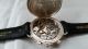 Eberhard & Co Chronograph Cal.  14 Handaufzug 925 Sterlingsilber Armbanduhren Bild 11