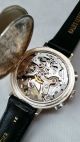 Eberhard & Co Chronograph Cal.  14 Handaufzug 925 Sterlingsilber Armbanduhren Bild 8