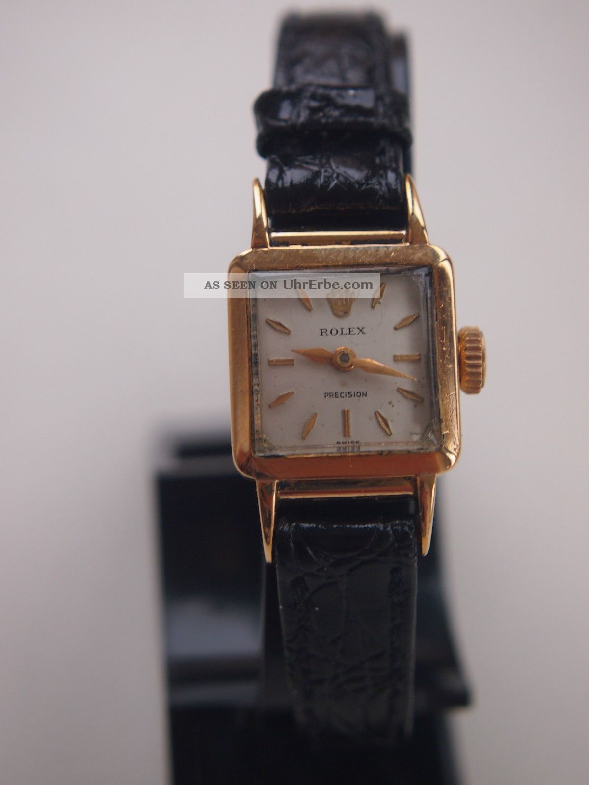 Orig.  Rolex - Damenuhr - Vintage - 375er Gold = 9 Kt - Handaufzug Armbanduhren Bild