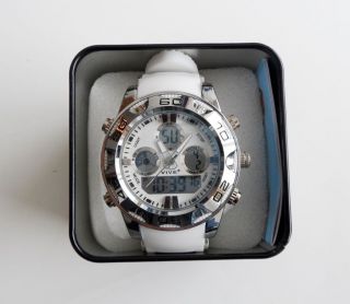 Herrenuhr Sport Uhr Digital & Analog Armband Uhr Weiß Elegant/sportlich Bild