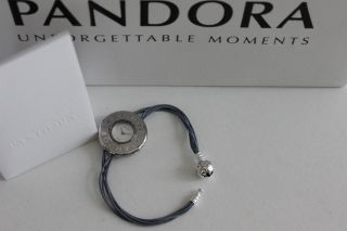 Pandora Embrance Doppelarmband Damenuhr Armbanduhr Uhr Silber Bild