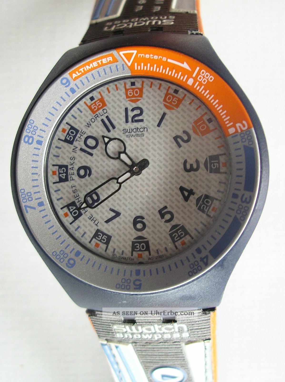 Swatch Scuba 200 Armbanduhr Plastik Klettverschluss (20) Getragen Armbanduhren Bild