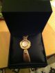 Damenuhr Armbanduhr Prg Luv&kush Vergoldet Kristalle Metallarmband Armbanduhren Bild 1