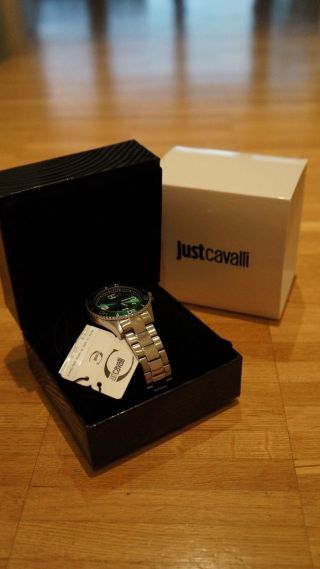 Just Cavalli Armband Uhr In Grün Für Unisex.  Mit Verpackung. Bild