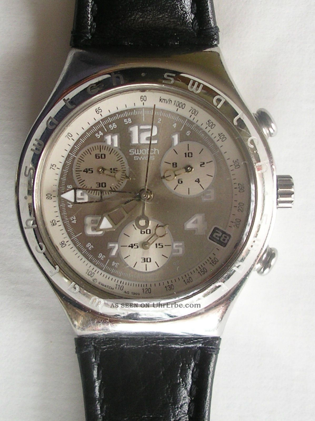 Swatch Irony 4 Jewels V8 Armbanduhr Stainless Steel (9) Getragen Armbanduhren Bild
