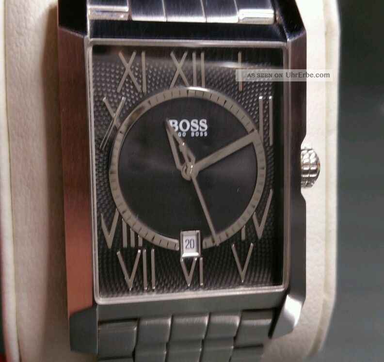 Hugo Boss Herrenuhr Top Uhr Neuwertig Incl.  Box Und Papiere Armbanduhren Bild