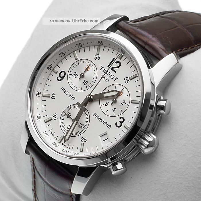 Herrenuhr Watch Tissot Prc 200 T17.  1.  516.  32 Chronograph Saphirglas Armbanduhren Bild