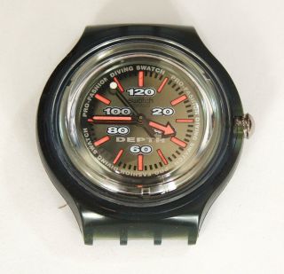 Swatch Morgan Ersatz Uhrwerk Gehäuse Ohne Armband Mit Neuer Batterie Top Bild
