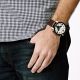 Fossil Chronograph Herrenuhr Armbanduhr Uhr Nate Jp1390 Echtes Leder Braun Armbanduhren Bild 1