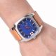Diesel Uhr Dz1653 Blaues Zifferblatt Lederband Quadrat Herrenuhr Armbanduhren Bild 1