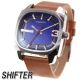 Diesel Uhr Dz1653 Blaues Zifferblatt Lederband Quadrat Herrenuhr Armbanduhren Bild 2