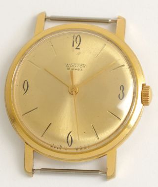 Wostok Klassische,  Elegante Soviet Armbanduhr.  Made In Ussr Vintage Dress Watch. Bild