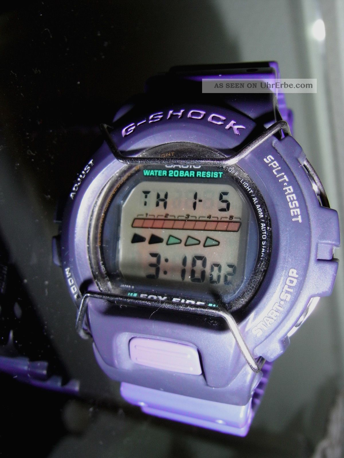 Casio G - Shock Fox Fire In Lila Dw 6630b Mit Neuer Batterie,  Läuft Armbanduhren Bild