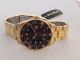 Bulova 660 Feet Marine Star 90s12 Gold Vintage Retro Watch Uhr Age 90 Bu10 De Armbanduhren Bild 2