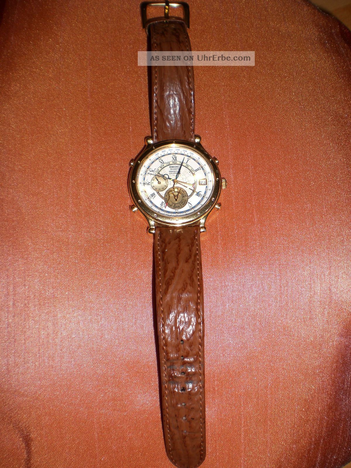 Seiko Age Of Discovery Quartz Sammler Armbanduhr 6m13 0010 Perpetual