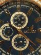 Klassische Herren Armbanduhr Military - Watch Chronograph Look Blau - Silber Armbanduhren Bild 2
