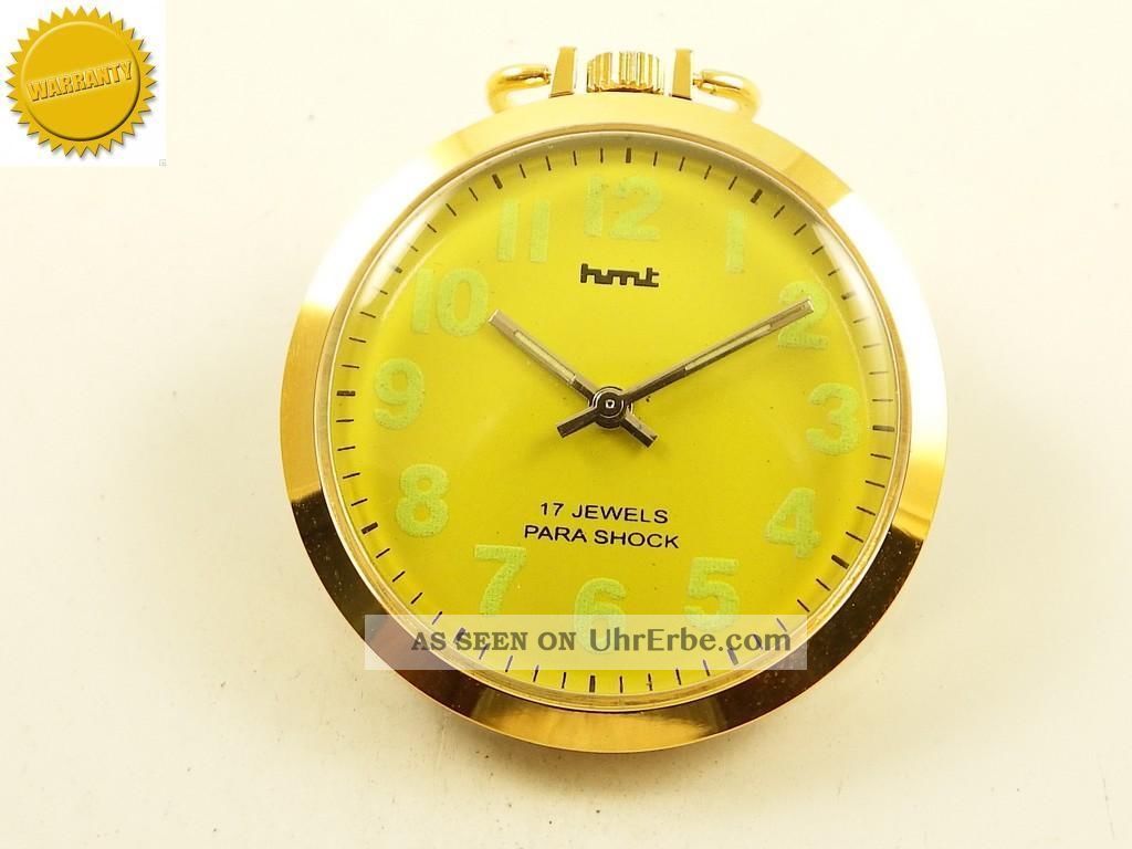 Vintage Hmt Indian Herren Taschen - Uhr Bid2win Dieser Seltene Uhr Armbanduhren Bild