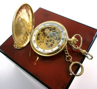 Kienzle Mech.  Taschenuhr,  Savonette/ Doppelseitiger Sprungdeckel & Uhrenkette Bild