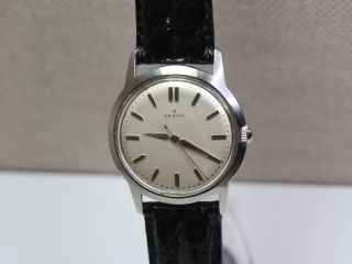 Zenith - Herren Armbanduhr Aus Den 40/50er Jahren.  Kaliber 106 - 50 - 6/ Wrist Watch Bild