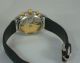 Chronoswiss Pacific Chronograph Herrenuhr Stahl/ Gelbgold Mit Lederband Armbanduhren Bild 5