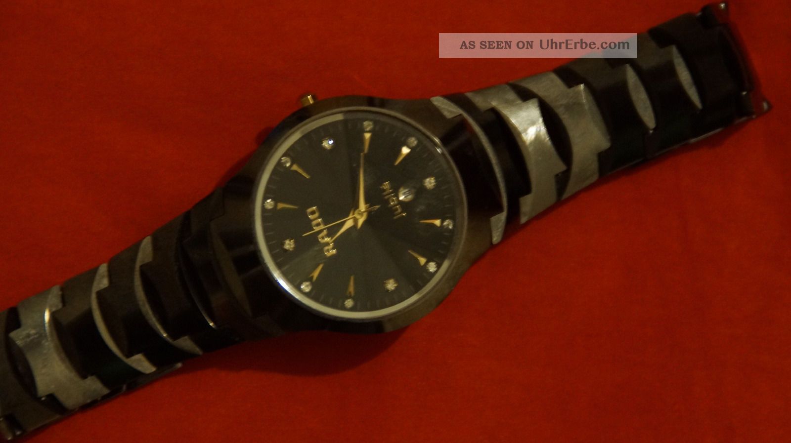Rado jubile swiss sapphire best sale glass watersealed 3atm tungsten steel