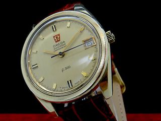 Allerfeinste Große Omega Chronometer F300 Herren Armbanduhr Von 1970 Bild